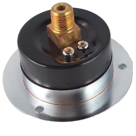 Model J6 Gauge - 1/4" NPT Front Flange Panel Mount Connection Filled